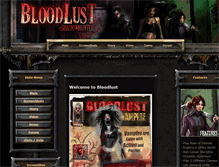 Tablet Screenshot of bloodlust-shadowhunter.com